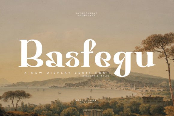 Basfegu: A Serif Font That Elevates Branding Projects