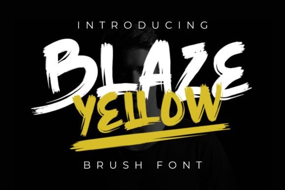 Blaze Yellow: A Modern Script Font for Editorial Elegance