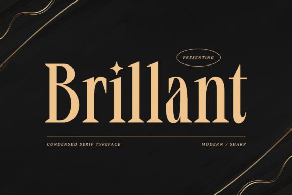 Brillant: A Modern Serif Font for Editorial Elegance