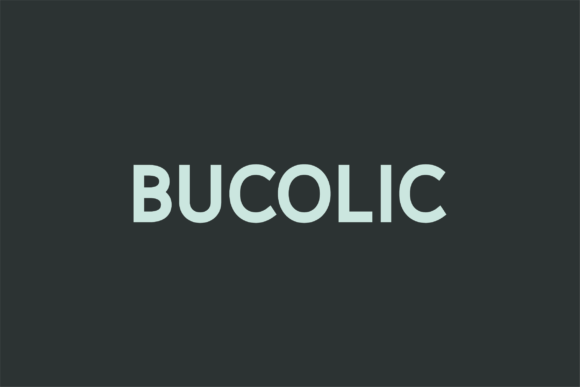 Bucolic Font for Modern Campaign Design