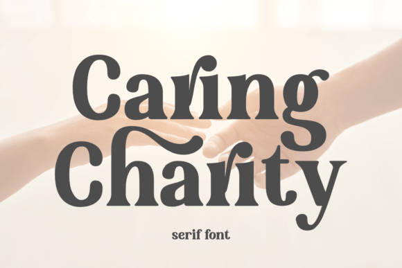 Caring Charity Serif Font for Handmade Creations