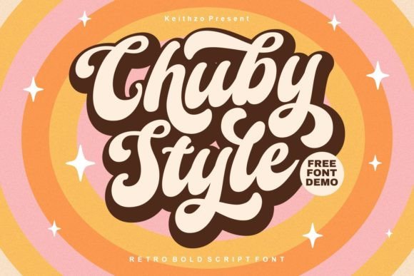Chuby Style: A Playful Script Font for Modern Editorial Design