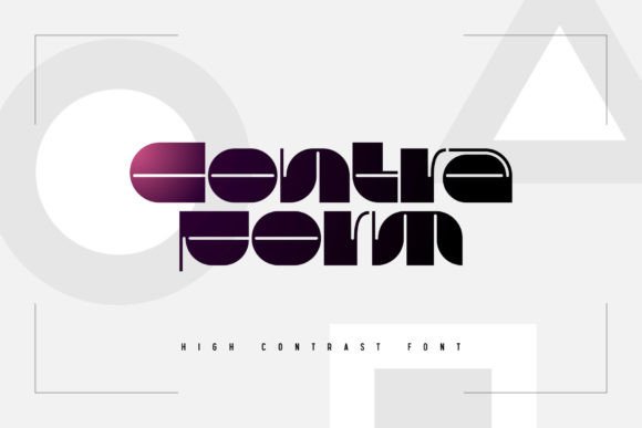 Contraform: A Designer's Take on a Modern Sans Serif