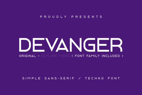 Devanger: A Modern Sans Serif Font for Your Business Branding