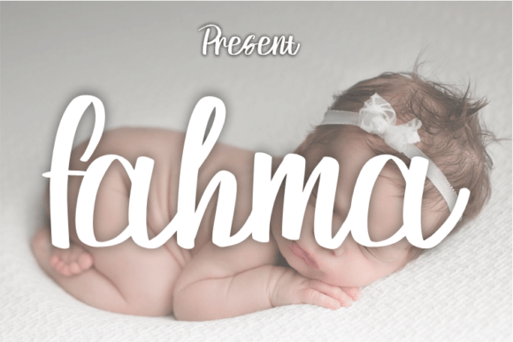 Fahma: A Modern Script Font for Elegant Editorial Design