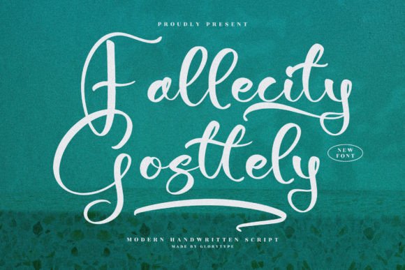 Fallecity Gosttely – A Timeless Script Font for Handmade Creations