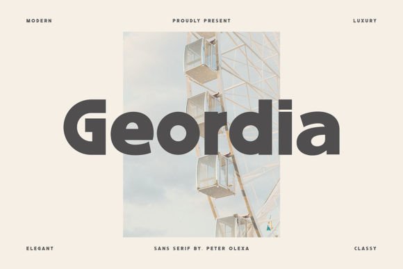 Geordia: A Modern Font That Elevated My Brand’s Look