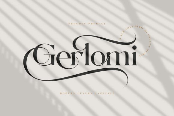 Gerlomi: A Modern Serif Font for Polished Branding