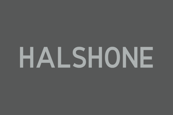 Halshone: The Modern Sans Serif Font That Elevates Campaign Design