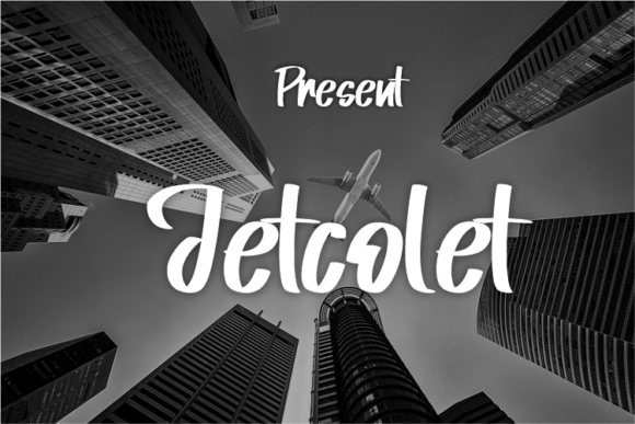 Jetcolet: A Modern Script Font for Digital Branding