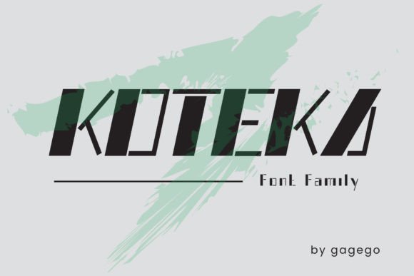 Koteka: A Modern Font for a Polished Brand Look