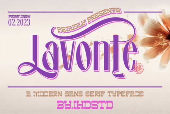 Lavonte: A Modern Sans Serif Font for Professional Branding