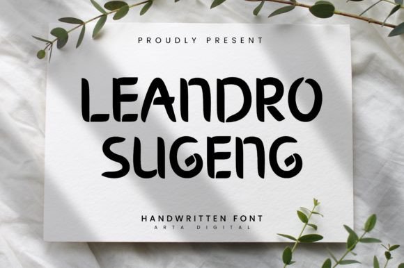 Leandro Sugeng: A Playful Font for Modern Branding