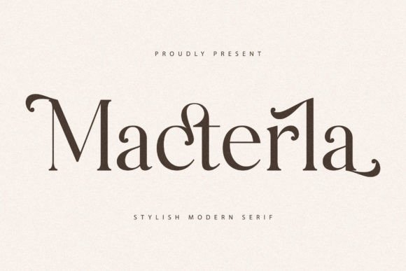 Macterla: A Modern Serif Font for Elegant Editorial Design