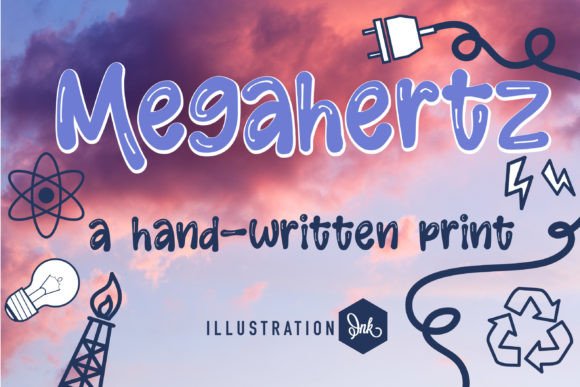 Megahertz Font for Campaign Design