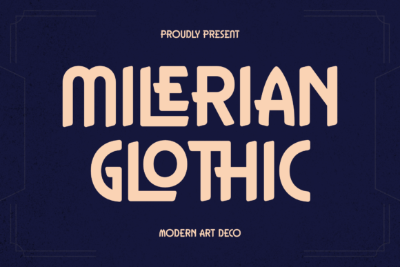 Milerian Glothic Serif Font for Web Design