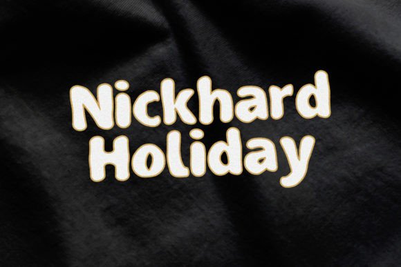 Nickhard Holiday Font for Web Design