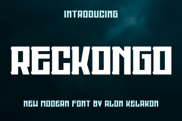 Reckongo: A Modern Serif Font for Editorial Elegance