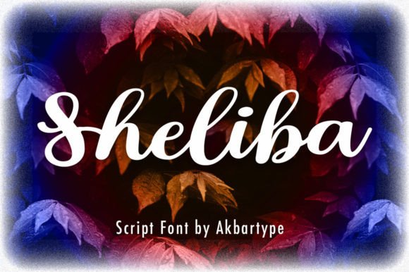 Sheliba: A Handwritten Script Font for Craft Creations