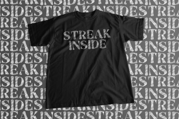 Streak Inside: A Modern Script Font for Branding Projects