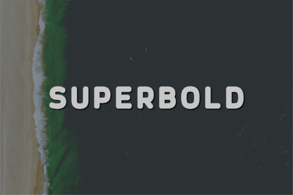 Superbold: A Modern Sans Serif Font for Creative Projects