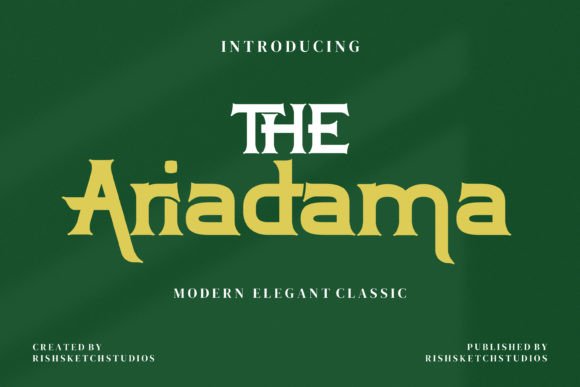 The Ariadama Serif Font for Editorial Design