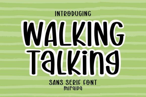 Walking Talking: The Font That Speaks Volumes in Campaign Design