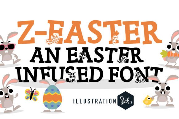 Z-easter: A Stylish Serif Font for Easter-Themed Branding